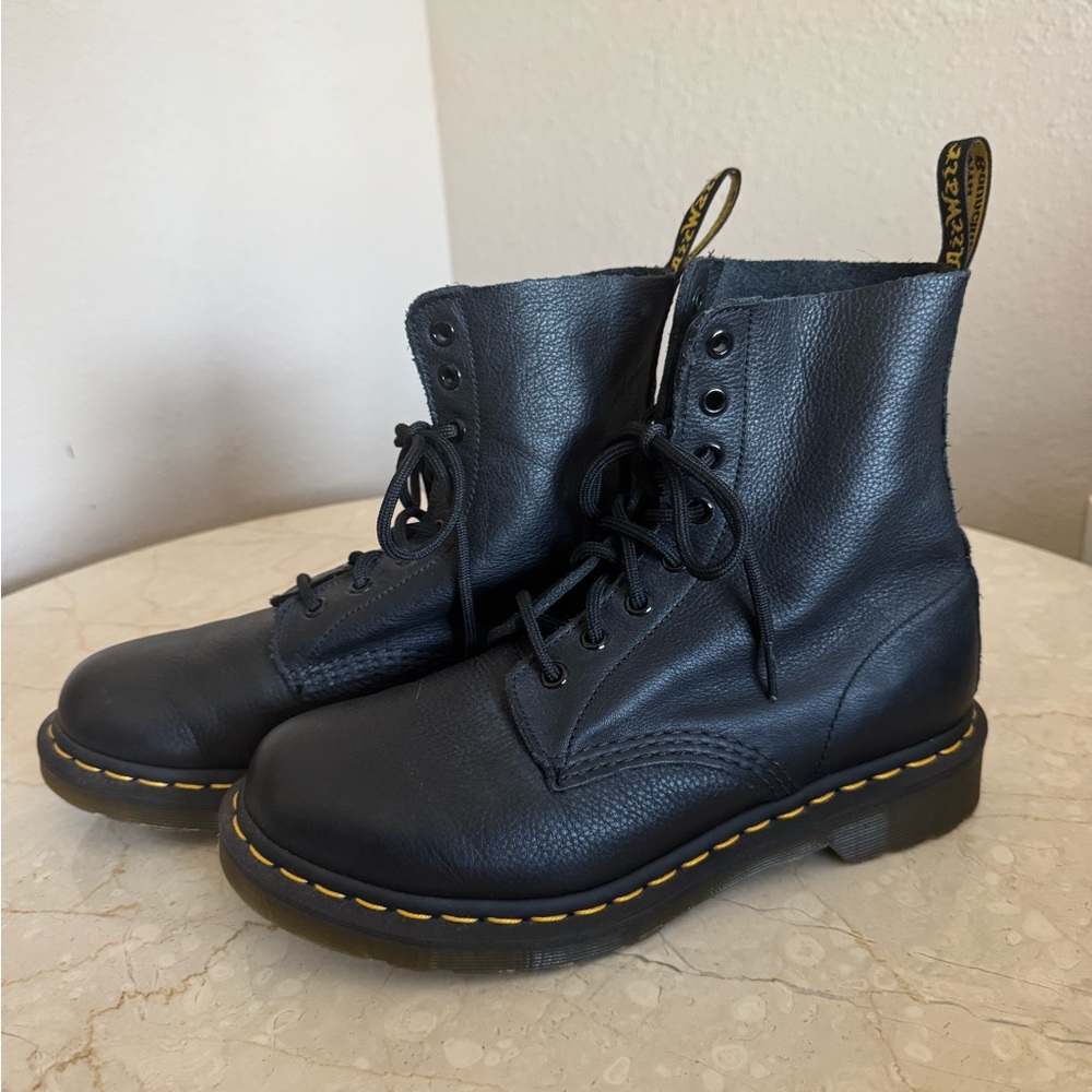 Dr. Martens Black Leather Boots